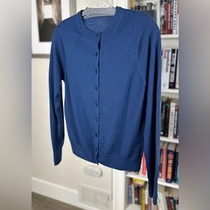 Muji Fine Cardigan, XS, navy/dark blue